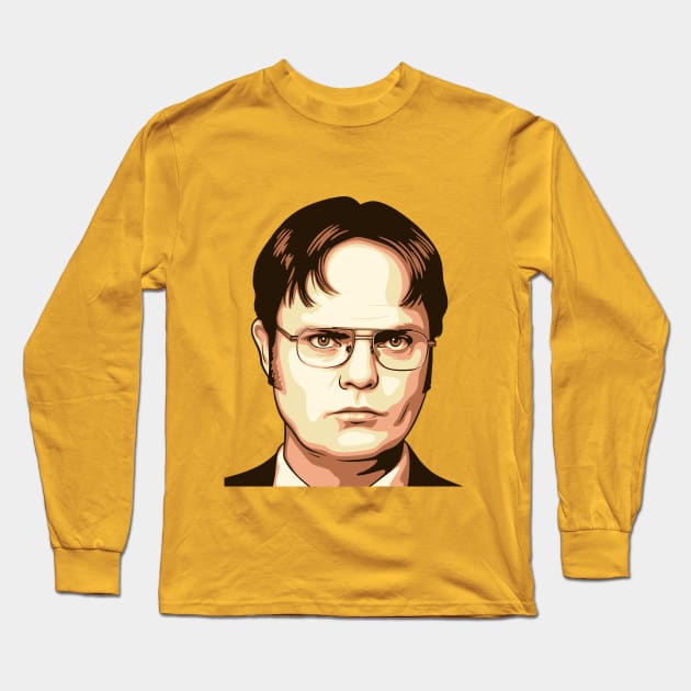 Dwight Schrute | The Office Long Sleeve T-Shirt by fernandaffp